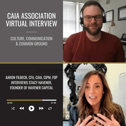 CAIA interview with Stacy Havener and Aaron Filbeck
